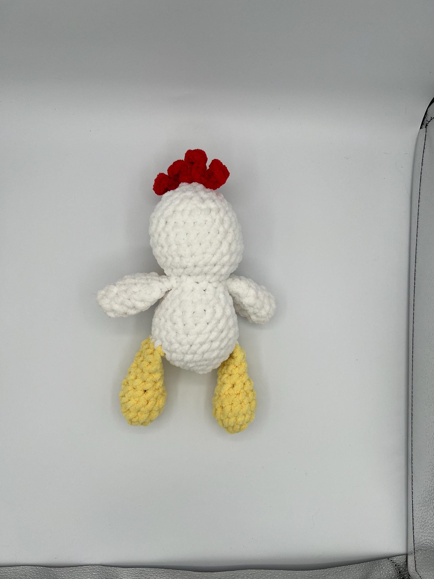 Coop the Chicken Plushie-HANDMADE Crochet